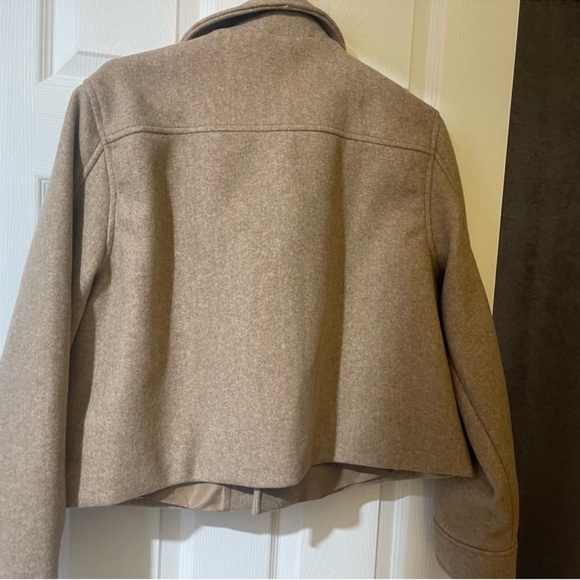 NWT ZARA Beige Utility Shacket / Lightweight Jacket – Size L - Picture 5 of 11